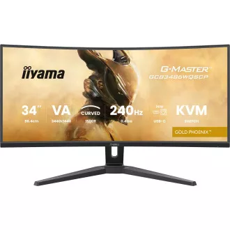 iiyama G-Master/GCB3486WQSCP-B1/34"/VA/wQHD/240Hz/0,4ms/Black/3R