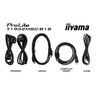 19" iiyama T1932MSC-B1S:IPS,SXGA,PCAP,HDMI,DP