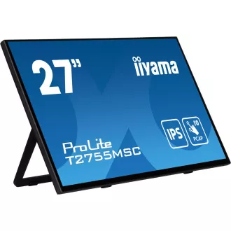 27" iiyama T2755MSC-B1:IPS,FHD,PCAP,Webcam
