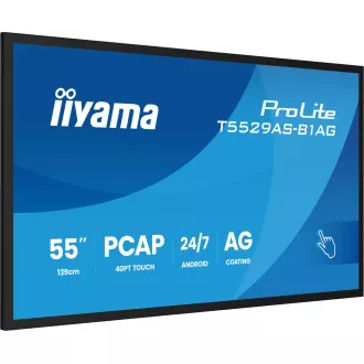 55" iiyama T5529AS-B1AG: IPS, 4K UHD,Android,24/7