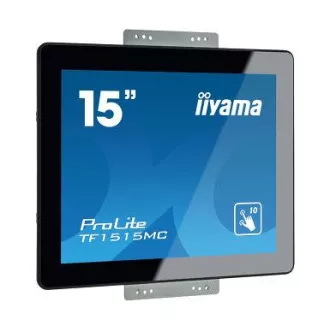 15" iiyama TF1515MC-B2: TN, XGA, capacitive, 10P, 350cd/m2, VGA, DP, HDMI, černý