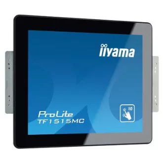 15" iiyama TF1515MC-B2: TN, XGA, capacitive, 10P, 350cd/m2, VGA, DP, HDMI, černý