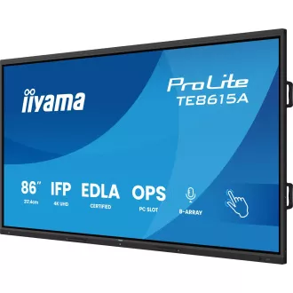 86" iiyama TE8615A-B1AG:IPS, 4K,EDLA,NFC