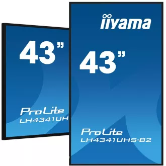 43" iiyama LH4341UHS-B2:IPS,4K UHD,500cd,repro