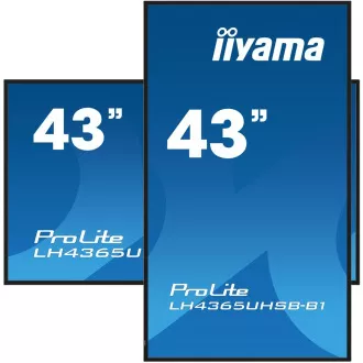 43" iiyama LH4365UHSB-B1:IPS,4K UHD,Android, 24/7
