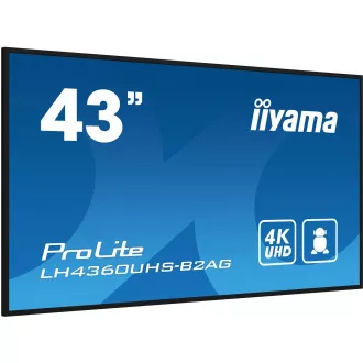 43" iiyamaLH4360UHS-B2AG:VA,4K UHD,Android,24/7