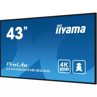 43" iiyamaLH4360UHS-B2AG:VA,4K UHD,Android,24/7