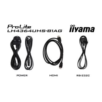 43" iiyama LH4364UHS-B1AG:VA,4K UHD,Android,24/7