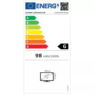 43" iiyama LH4364UHS-B1AG:VA,4K UHD,Android,24/7