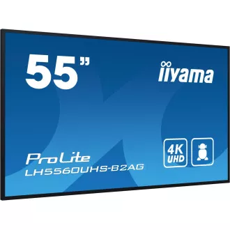 55" iiyama LH5560UHS-B2AG: VA,4K UHD,Andr.11,24/7