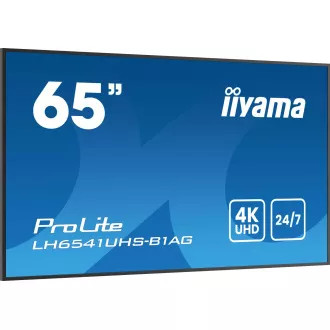 65" iiyama LH6541UHS-B1AG:VA,4K UHD,24/7