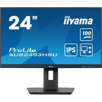 iiyama ProLite/XUB2493HSU-B7/23,8"/IPS/FHD/100Hz/1ms/Black/3R