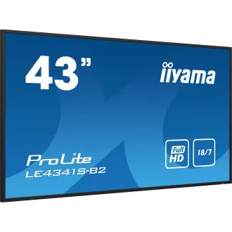 43" iiyama LE4341S-B2: IPS,FHD,3xHDMI,LAN,USB