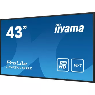 43" iiyama LE4341S-B2: IPS,FHD,3xHDMI,LAN,USB
