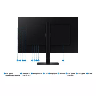 Samsung ViewFinity S8/S80UD/27"/IPS/4K UHD/60Hz/5ms/Black/2R
