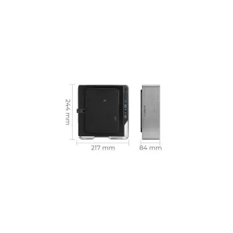 Skříň In-Win Chopin MAX Silver, miniITX +200W GOLD