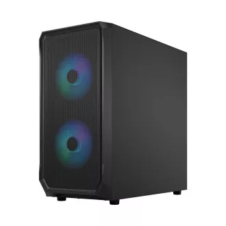 Fractal Design Focus 2 RGB Black TG Clear Tint/Midi Tower/Transpar./Černá
