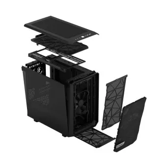 Fractal Design Meshify 2 Nano Black TG Dark Tint/Mini ITX/Transpar./Černá Fractal Design Meshify 2 Nano Black TG Dark Tint/Mini ITX/Transpar./Černá
