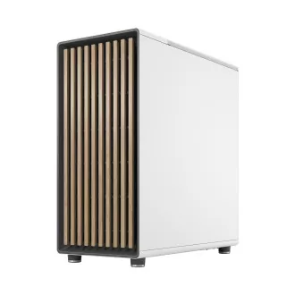 Fractal Design North Chalk White TG Clear/Midi Tower/Transpar./Bílá
