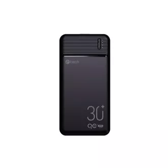 Powerbanka C-tech 30000mAh, Li-Pol, 20W, USB-C/USB-A/micro USB