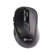 C-TECH Myš WLM-02/Ergonomická/Optická/Pro praváky/1 600 DPI/Bezdrátová USB/Černá