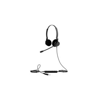 Jabra BIZ 2300/Stereo/USB/Drát/Černá