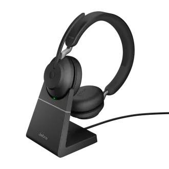 Jabra Evolve2 65/Stereo/USB/BT/Bezdrát/Stand/Černá