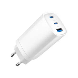 GEMBIRD PD nabíječka 1xUSB-A 2xUSB-C 67W bilá