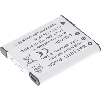 Baterie T6 Power Sony NP-BN1, 600mAh, 2,2Wh, šedá