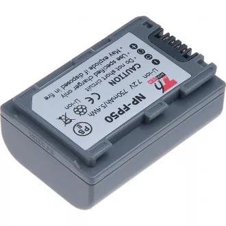 Baterie T6 Power Sony NP-FP30, NP-FP50, 750mAh, 5,4Wh, šedá