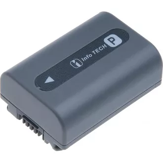 Baterie T6 Power Sony NP-FP30, NP-FP50, 750mAh, 5,4Wh, šedá