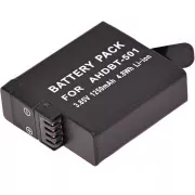 Baterie T6 Power pro GoPro Hero5, Hero6 Black, AHDBT-501, AABAT-001, 601-10197-000, 1250mAh, 4,8Wh