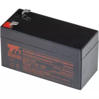 Akumulátor T6 Power NP12-1.2, 12V, 1,2Ah, F1 Akumulátor T6 Power NP12-1.2, 12V, 1,2Ah, F1