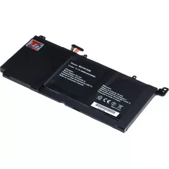 Baterie T6 Power pro Asus VivoBook S551L, R551L, K551L, V551L serie, 4400mAh, 49Wh, 3cell, Li-pol