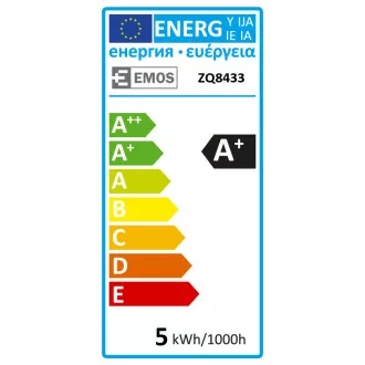 EMOS LED ŽÁROVKA CLASSIC MR16 4,5W(25W) 380lm GU5.3 WW