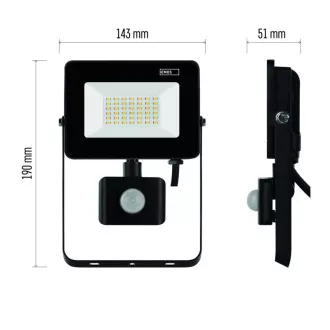LED REFLEKTOR SIMPO 30W 2700LM PIR LED REFLEKTOR SIMPO 30W 2700LM PIR