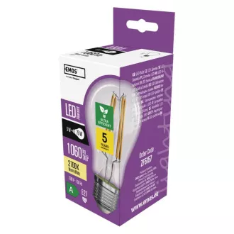 LED žárovka A60/E27/5W/75W/1060lm/teplá bílá LED žárovka A60/E27/5W/75W/1060lm/teplá bílá