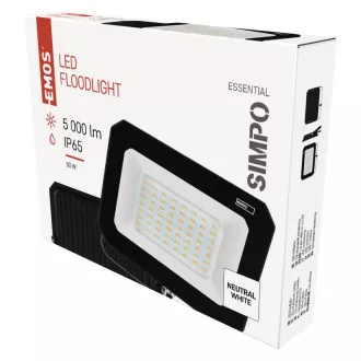 EMOS LED REFLEKTOR SIMPO 50W, 5000Lm, 4000K EMOS LED REFLEKTOR SIMPO 50W, 5000Lm, 4000K