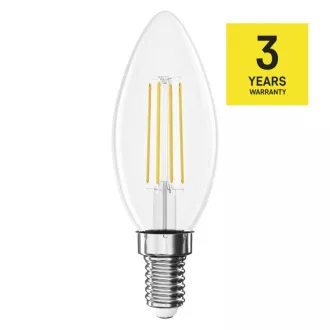 EMOS LED FLM CANDLE 3,4W(40W) 470lm E14 NW EMOS LED FLM CANDLE 3,4W(40W) 470lm E14 NW