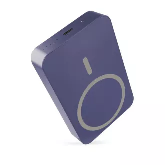 EMOS POWERBANKA WI 1046, bezdrátové nabíjení 20W, 10.000mAh, MODRÁ, 1xUSB-C