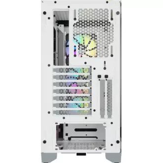 CORSAIR iCUE 4000X RGB TG mid-tower, bílá CORSAIR iCUE 4000X RGB TG mid-tower, bílá
