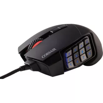 CORSAIR Scimitar Elite/Herní/Optická/Pro praváky/18 000 DPI/Drátová USB/Černá CORSAIR Scimitar Elite/Herní/Optická/Pro praváky/18 000 DPI/Drátová USB/Černá