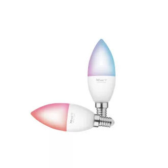 Trust Smart WiFi LED RGB&white ambience Bulb E27 - barevná / 2ks Trust Smart WiFi LED RGB&white ambience Bulb E27 - barevná / 2ks