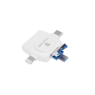 VIKING ČTEČKA PAMĚŤOVÝCH KARET V4 USB3.0 4V1 bílá VIKING ČTEČKA PAMĚŤOVÝCH KARET V4 USB3.0 4V1 bílá