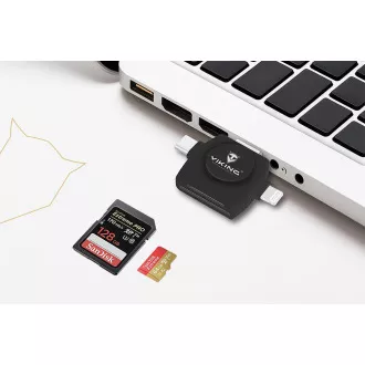 VIKING ČTEČKA PAMĚŤOVÝCH KARET V4 USB3.0 4V1 bílá VIKING ČTEČKA PAMĚŤOVÝCH KARET V4 USB3.0 4V1 bílá