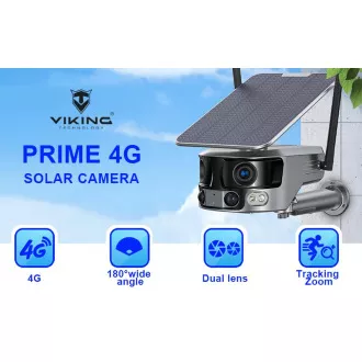 Solární kamera Viking PRIME-4G/18000mAh/barevné noční vidění/IP66/aplikace/Android/iOS