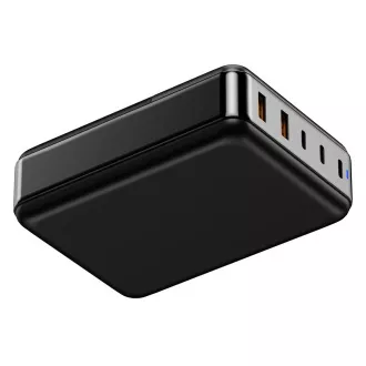 Viking USB GaN charger 200W PD PRO/síťový adaptér/Output:3xUSB-C,2xUSB-A/Rychlo nabíjení/