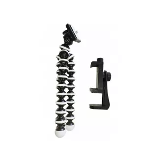 Cestovní stativ VIKING Tripod 4D/délka 25,5cm/pružná,odolná guma/max. zátěž 2kg/upínací šroub 1/4"