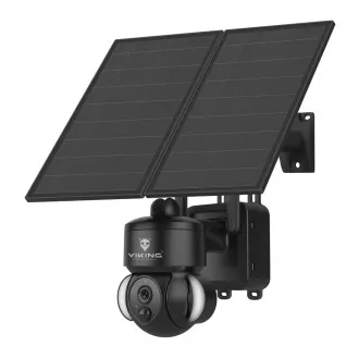Solární HD kamera Viking HDs03 4G/20000mAh/barevné noční vidění/IP66/aplikace/notifikace/černá