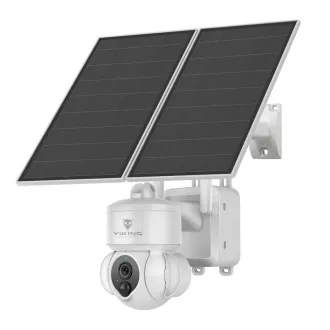 Solární HD kamera Viking HDs03 4G/20000mAh/barevné noční vidění/IP66/aplikace/notifikace/bílá